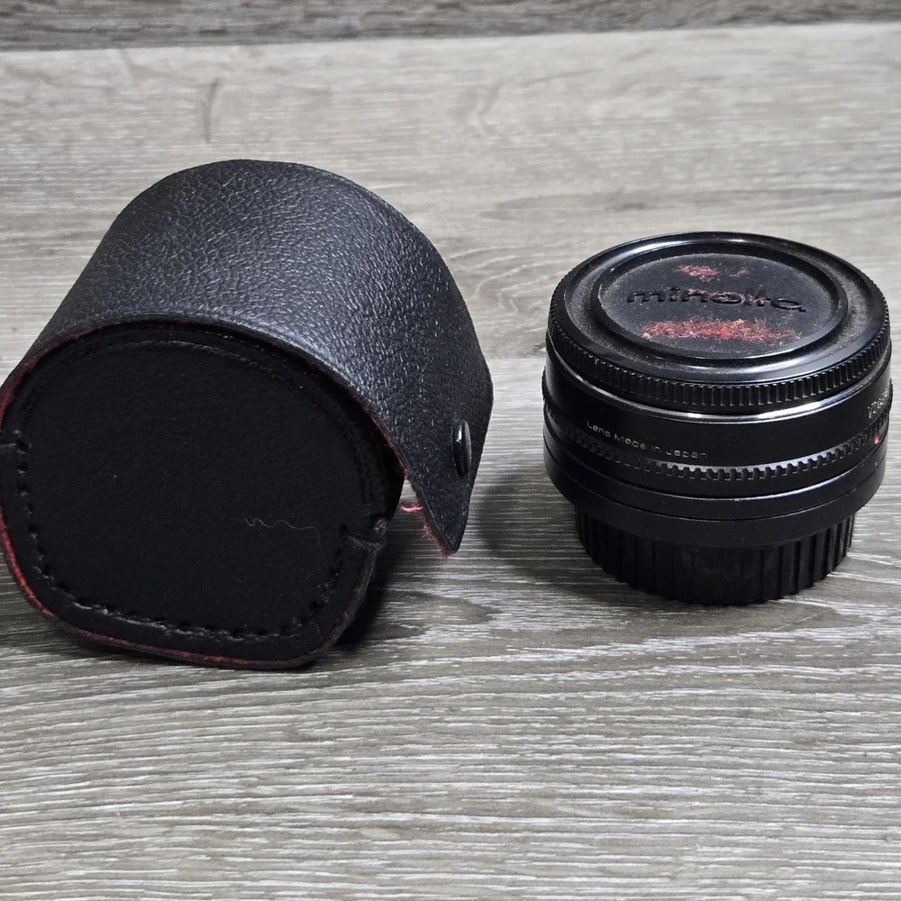 Vivitar 2x-6 Teleconverter Minolta Mount Unisex OS Black Japan Tested
